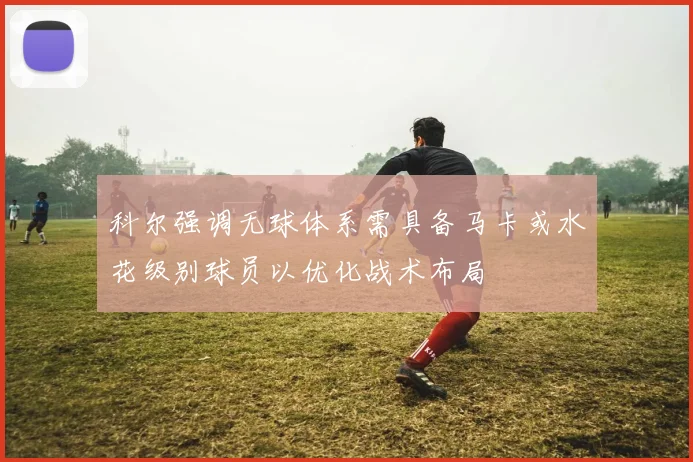 科尔强调无球体系需具备马卡或水花级别球员以优化战术布局